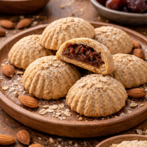 معمول التمر بطحين اللوز